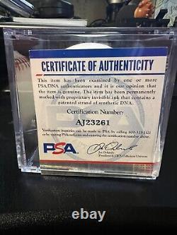 Mike Trout signed Official Major League Baseball ANGELS withPSA COA Auto