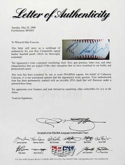Mint Roy Campanella Signed Official National League Baseball Panel PSA DNA COA