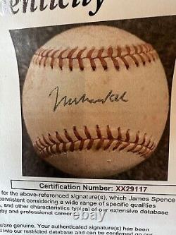 Muhammad Ali Autographed Official Major League AL Bobby Brown Baseball JSA CERT