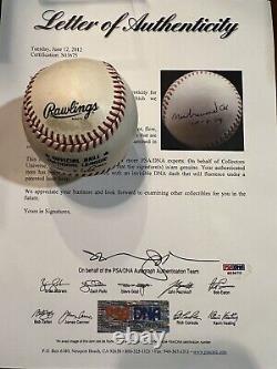 Muhammad Ali Autographed Signed Official National League Baseball PSA/DNA LOA