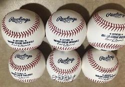 NEW 1/2 DOZEN (6) Rawlings Official MLB Baseballs Manfred ROMLB TISSUE WRAPPED