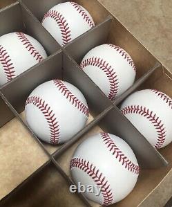 NEW 1/2 DOZEN (6) Rawlings Official MLB Baseballs Manfred ROMLB TISSUE WRAPPED