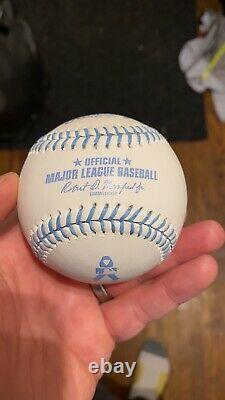NEW Rawlings Fathers Day 2017 Official Major League Baseball Game Ball Blue MLB