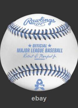 NEW Rawlings Fathers Day 2017 Official Major League Baseball Game Ball Blue MLB