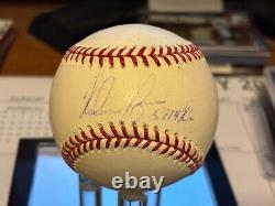 NOLAN RYAN Autographed Official Major League Baseball withReggie Jackson COA