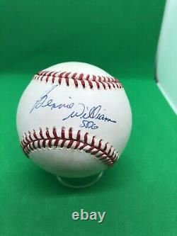 NY Yankee Bernie Williams Autographed Official American League Baseball! COA