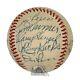 New York Yankees 1957 Team Autographed Official League Baseball JSA LOA