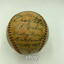 Nice 1934 Boston Red Sox Team Signed Official National League Baseball PSA DNA