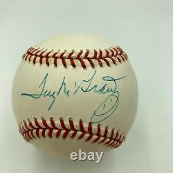 Nice Tug Mcgraw Signed Official National League Baseball With Steiner COA
