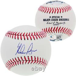 Nolan Ryan Autographed Official Mlb Baseball Texas Rangers Beckett Bas 201270