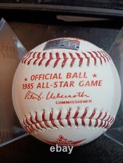 Nolan Ryan Signed 1985 Official Major League All Star Game Baseball Hologram COA