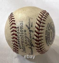 OFFICIAL International League Baseball 1937-1940 Frank Shaughnessy INL Spalding