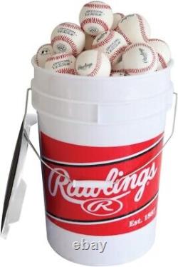 Official League Baseballs Recreational Grade Durable 24 Count Bucket