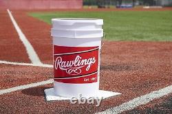 Official League Baseballs Recreational Grade Durable 24 Count Bucket