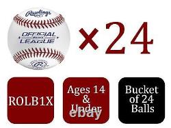 Official League Competition Grade Baseballs ROLB1X Game/Practice Use