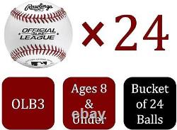 Official League Recreational Use Practice Baseballs Youth/8U OLB3 Buc