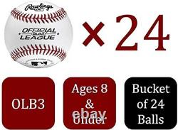 Official League Recreational Use Practice Baseballs Youth/8U OLB3 Buc