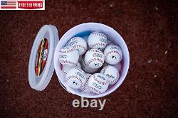 Official League Recreational Use Practice Baseballs Youth 8U OLB3 Bucket 24 pcs