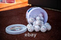 Official League Recreational Use Practice Baseballs Youth 8U OLB3 Bucket 24 pcs