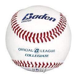 Official Leather Baseballs 2BBG (Dozen) Official League Collegiate Flat Seam