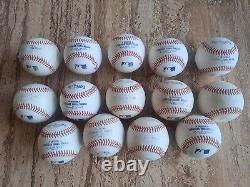 Official Mlb NEW YORK YANKEES used Batting Practice Baseballs, 14 Balls