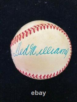 Official National League Baseball Signed Ted Williams Joe DiMaggio JSA COA