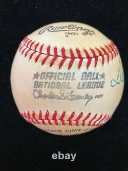 Official National League Baseball Signed Ted Williams Joe DiMaggio JSA COA