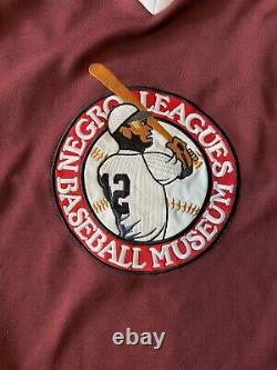 Official Negro League Baseball Museum NLBM Embroidered Jersey XL Burgundy MLB