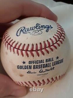 Official Rawlings Leather Game Baseball Golden League Minor Leagues RARE! MiLB