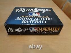 Official major league baseballs bud selig unopened case