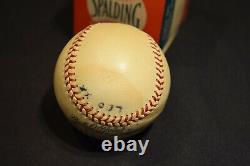 Official national league president ford frick spalding baseball in box