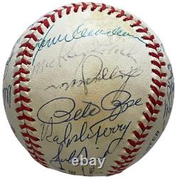 Old Timers Autographed Official National League Baseball