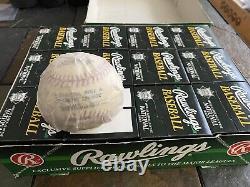 One Dozen Official National League Giamotti Major League Baseballs New Sealed