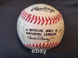 PITTSBURGH PIRATES TEAM 1984 SIGNED OFFICIAL N. L BASEBALL 21 Players & Coaches