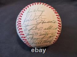 PITTSBURGH PIRATES TEAM 1984 SIGNED OFFICIAL N. L BASEBALL 21 Players & Coaches