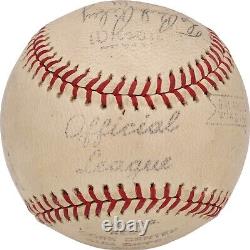 Paul Waner Signed Official League Baseball JSA COA