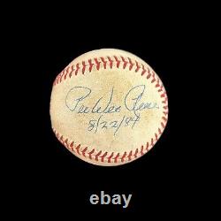 Pee Wee Reese'84 autographed baseball official national league dodgers