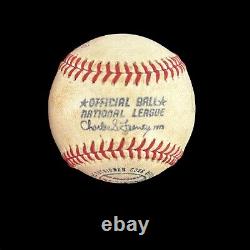 Pee Wee Reese'84 autographed baseball official national league dodgers