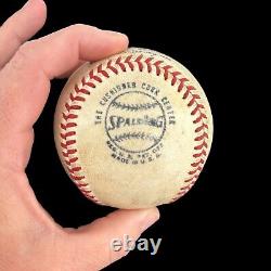 Pee Wee Reese'84 autographed baseball official national league dodgers