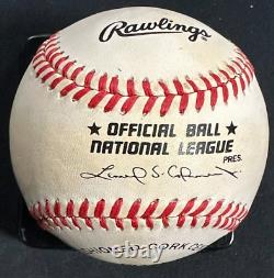 Pee Wee Reese Autographed Official National League Baseball HOF Dodgers