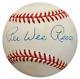 Pee Wee Reese Autographed Official National League Baseball (JSA)