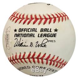 Pee Wee Reese Autographed Official National League Baseball (JSA)