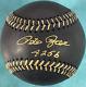 Pete Rose 4256 Autographed Official Black Major League Baseball