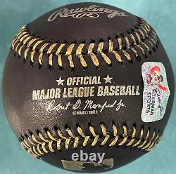 Pete Rose 4256 Autographed Official Black Major League Baseball