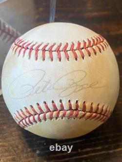 Pete Rose Autographed Signed BaseballOfficial Ball National League