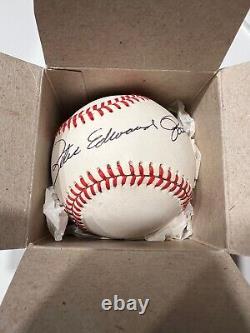 Pete Rose Signed Full Name Rawlings Official Major League Baseball