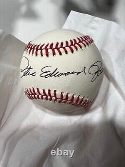 Pete Rose Signed Full Name Rawlings Official Major League Baseball