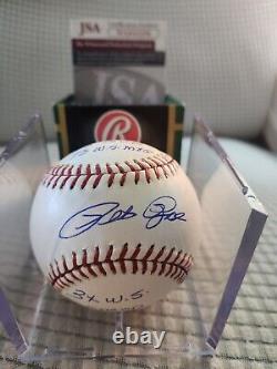 Pete Rose official National League baseball with 7 inscriptions