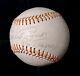 Pie Traynor Signed Official League Vintage Baseball. JSA