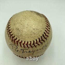 Pie Traynor Single Signed Official National League Baseball JSA COA